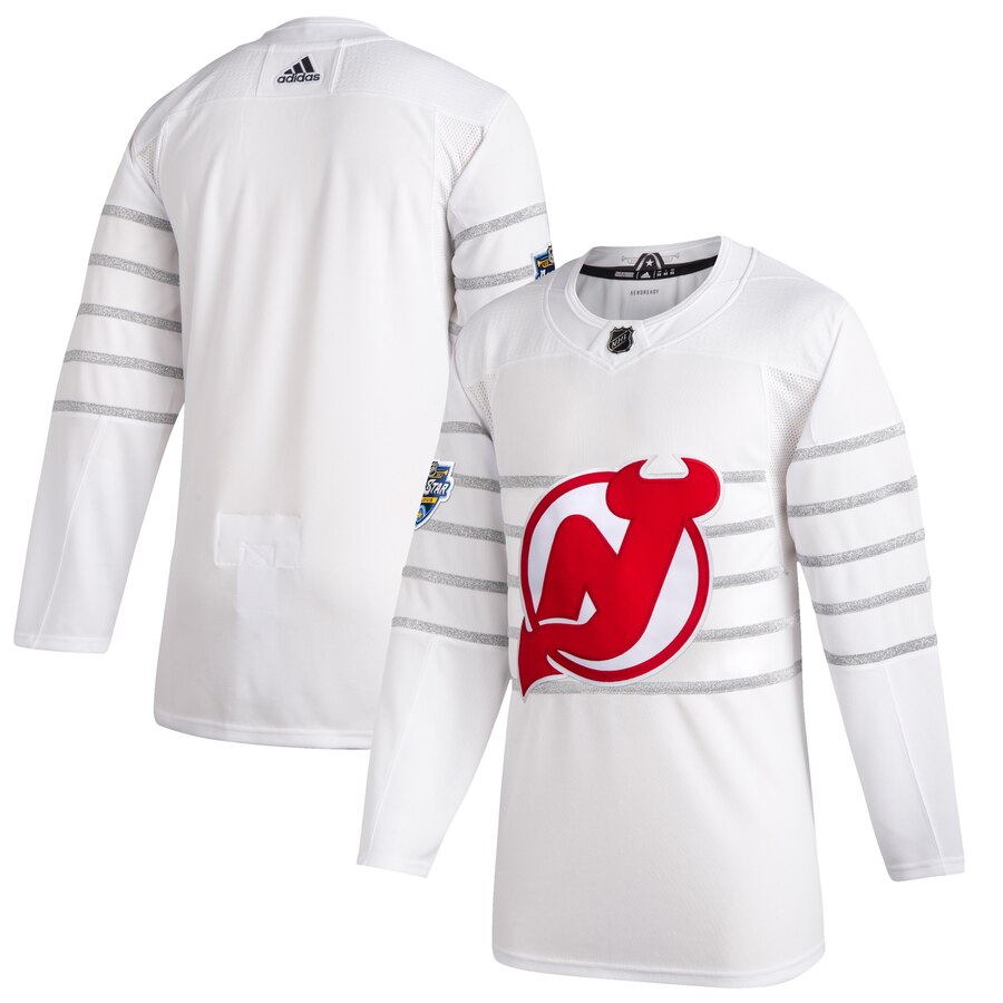 Men New Jersey Devils Adidas White 2020 NHL All Star Game Authentic Jersey